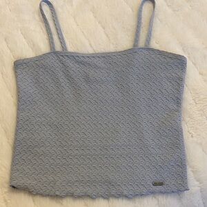 Hollister Light Blue Textured Camisole